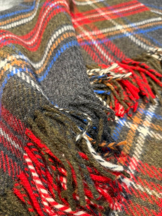 Dicke Shetland Wolldecke Grey Stewart