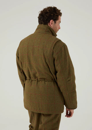 Herren Tweed Mantel Field Jacket: wasser- und winddicht aus 100% Wolle