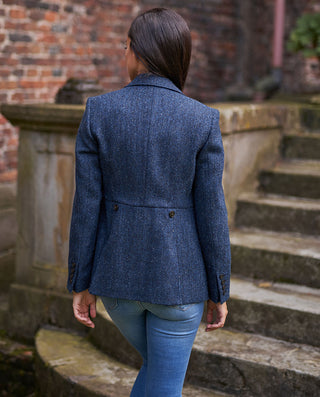 Harris Tweed® Damen Blazer blue herringbone