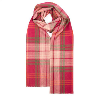 Feine Stola & Schal 100% Merinowolle Hunting Rose
