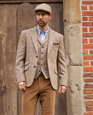 Harris Tweed® Sakko sand herringbone