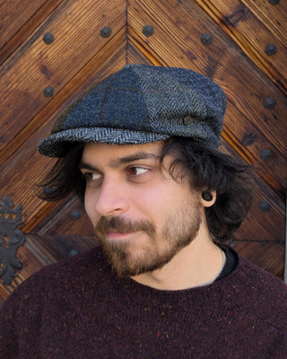 Original Harris Tweed® Ballonmütze Peaky Blinders Mütze Schiebermütze bunt Lewis Assorted