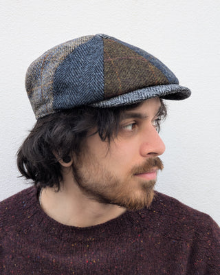 Original Harris Tweed® Ballonmütze Peaky Blinders Mütze Schiebermütze bunt Lewis Assorted