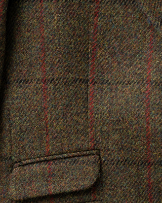 Harris Tweed® Sakko Veston Green Overcheck