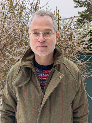 Herren Tweed Mantel Field Jacket: wasser- und winddicht aus 100% Wolle