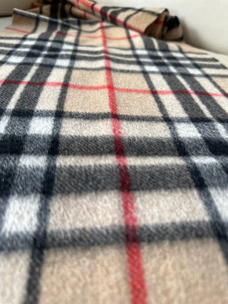 Kaschmir Tartan Schal Camel Thompson brushed Cashmere Top Quality