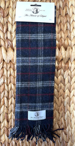 Schal Lammwolle Tartan Warrior Poet