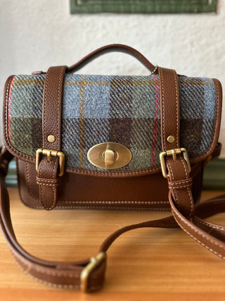 Harris Tweed® Satchel Handtasche Highland Check medium