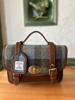 Harris Tweed® Satchel Handtasche Highland Check medium
