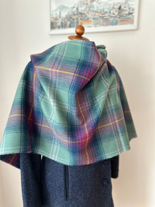 Tartan-Stola 100% Lammwolle Hame