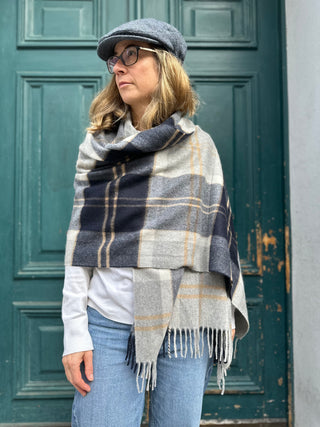 Kaschmir Stola Bannockbane Grey