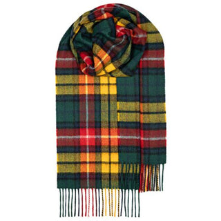 Klassischer Lammwollschal im Tartan Buchanan Modern von House of Scotland.