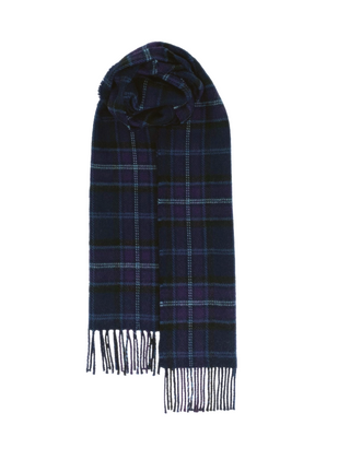 Schal Lammwolle Tartan Scottish Thistle