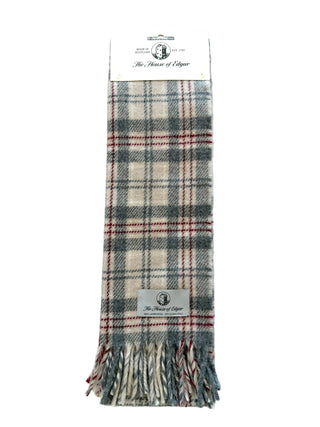 Schal Lammwolle Tartan Hebridean Sands