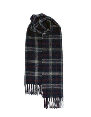 Schal Lammwolle Tartan Warrior Poet