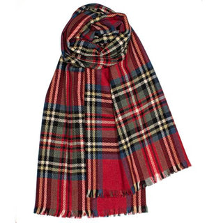 Woll-Kaschmir Schal im Tartan Royal Stewart Modern von House of Scotland.
