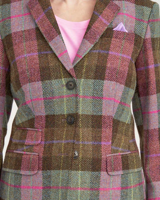 Harris Tweed® Women's Wool Blazer Highland Check